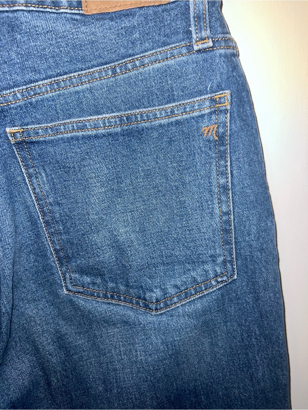 Madewell The Perfect Vintage Straight Jeans Size 28 Medium Wash High Rise - Picture 5 of 7